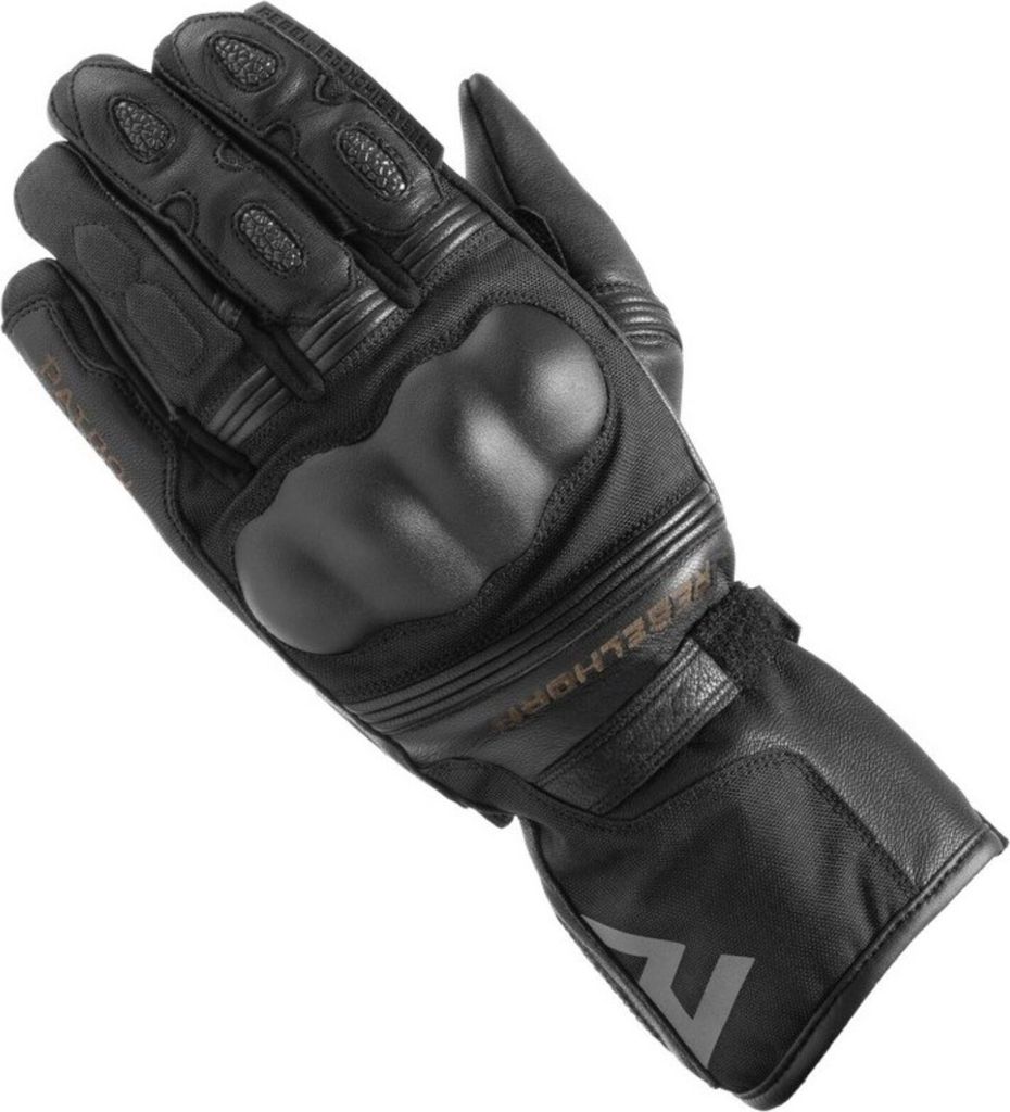 Rebelhorn Patrol Long Motorradhandschuhe Farbe: Schwarz, Grösse: XS