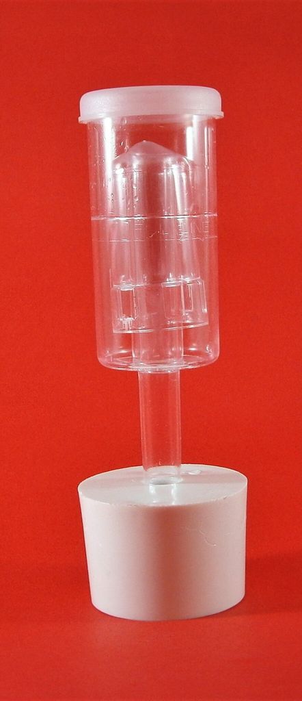 Gummistopfen 43/40mm + Dreiteiliger Gärröhrchen, Konischer Gummi Stopfen | Gummi Korken | Gumistopfen