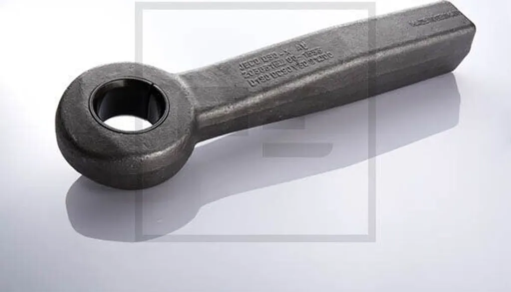 Anneau d'attelage robuste 370 mm avec œil de 60 mm pour charge lourde