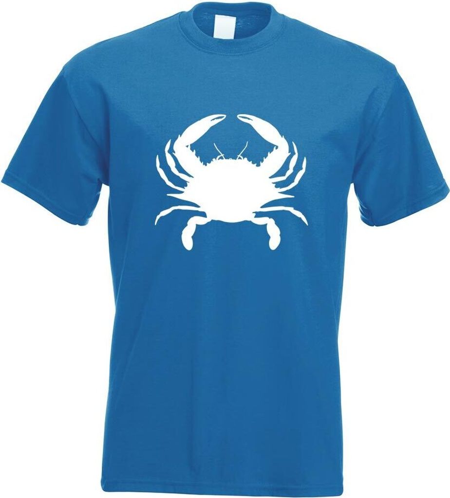 Kiwistar - T-Shirt - royal - Krebs Cancer Motiv Bedruckt Funshirt Design Print - mit Motiv Bedruckt - Funshirt Design - Sport - Freizeit - Herren - M
