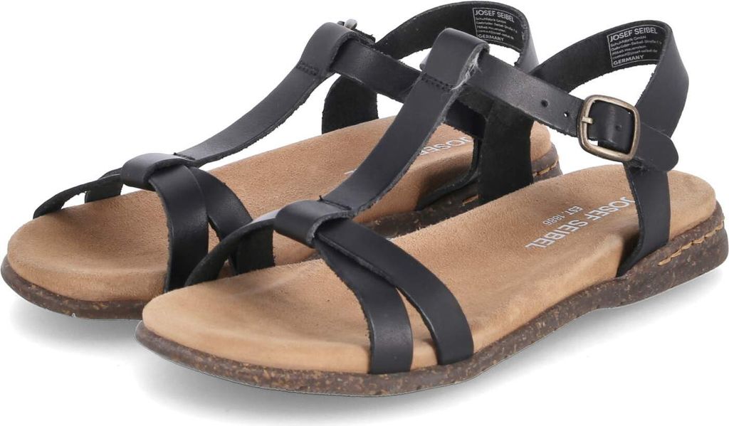 Josef Seibel Damen Sandalen FABRICIA 01 Schwarz Glattleder  Produktbild 