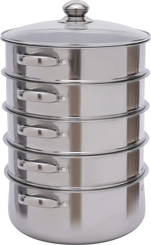 WMF KitchenMinis Vaporiera Elettrica compatta in Acciaio Inox 18/10