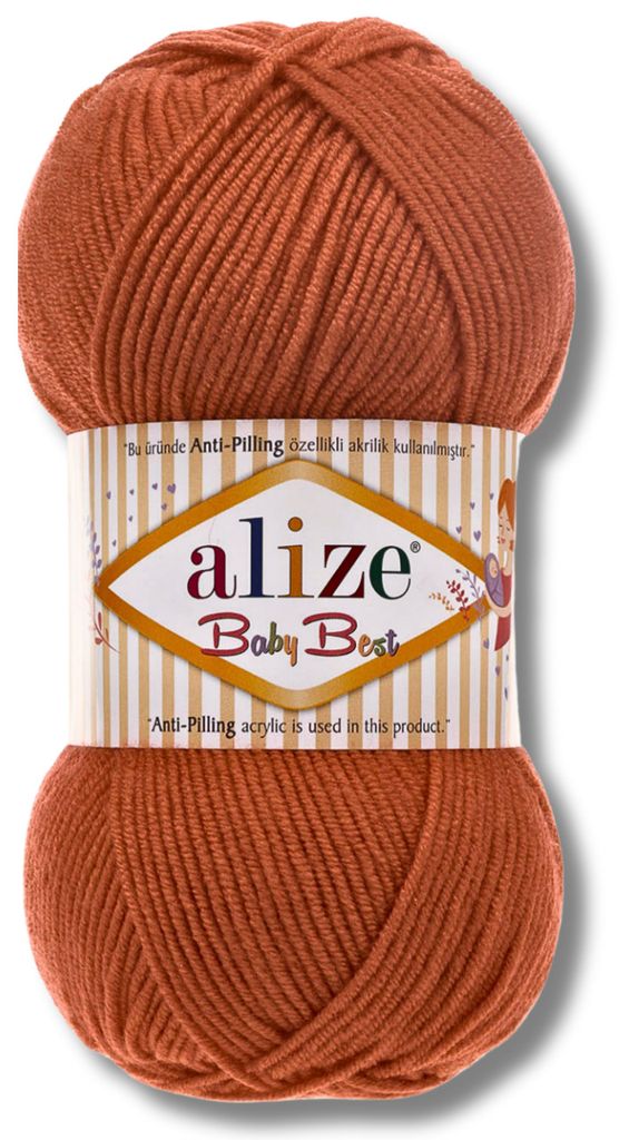 Alize 1x 100g Baby Best Wolle, Antipilling, Uni, Häkeln, Produktbild 