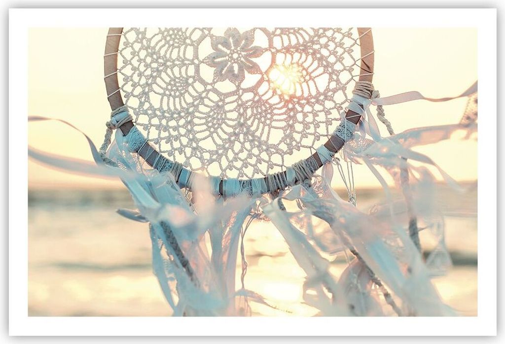 Poster - Poster ohne Rahmen - Boho Ornament Anhänger - 91,5x61 cm - Wand Bild - Wanddeko - Wandbilder - Kunstposter - Wandposter - Bilder - Kunstd...