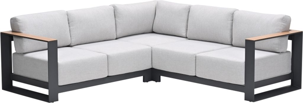 Garden Impressions Levanto Eckset - 3-teilig - carbon black Produktbild 