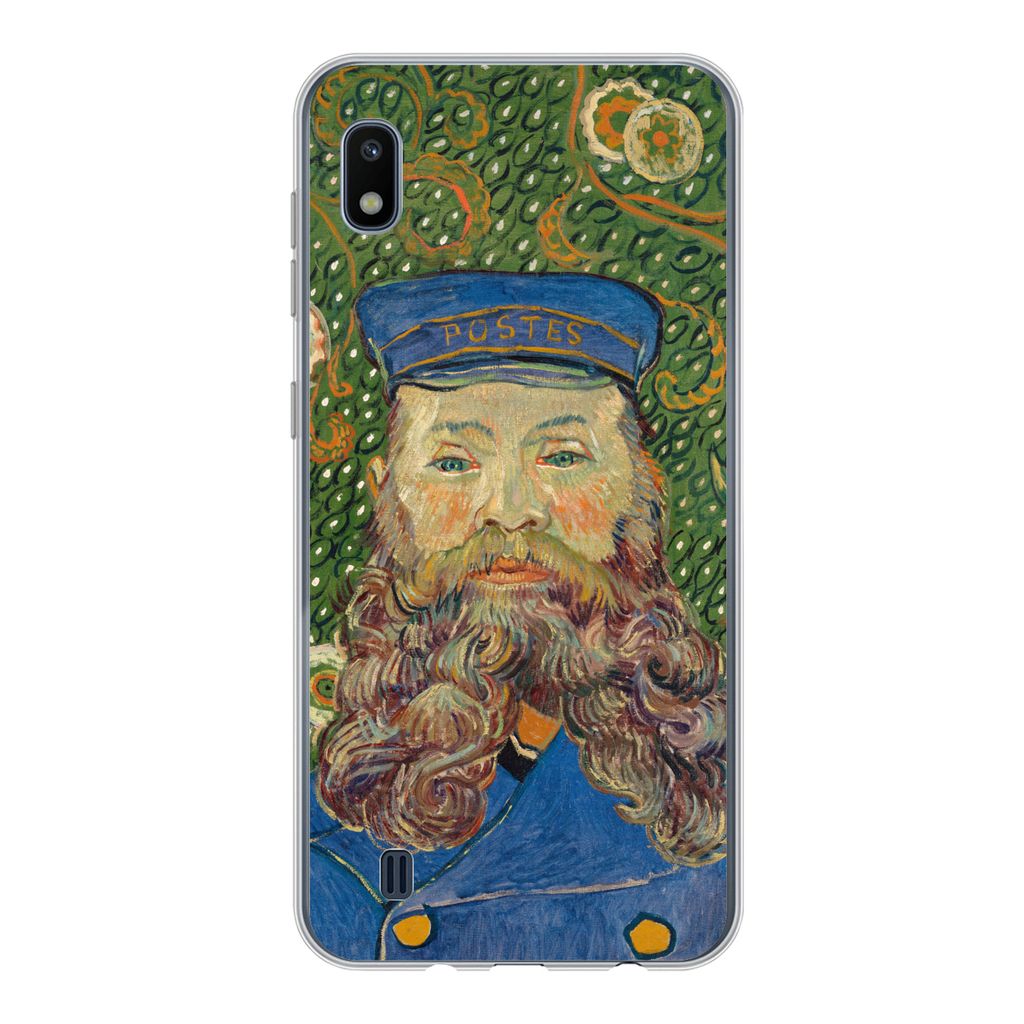 MuchoWow Handyhülle Schutzhülle Hülle für Samsung Galaxy A10 Porträt des Postboten Joseph Roulin - Vincent van Gogh Silikon Softcase Handy H...