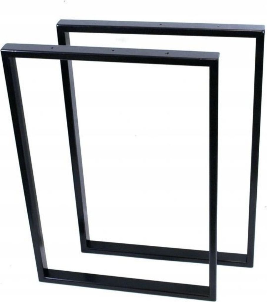 2x pied de table piètement de meuble table 50x60 cm profil Image du produit 