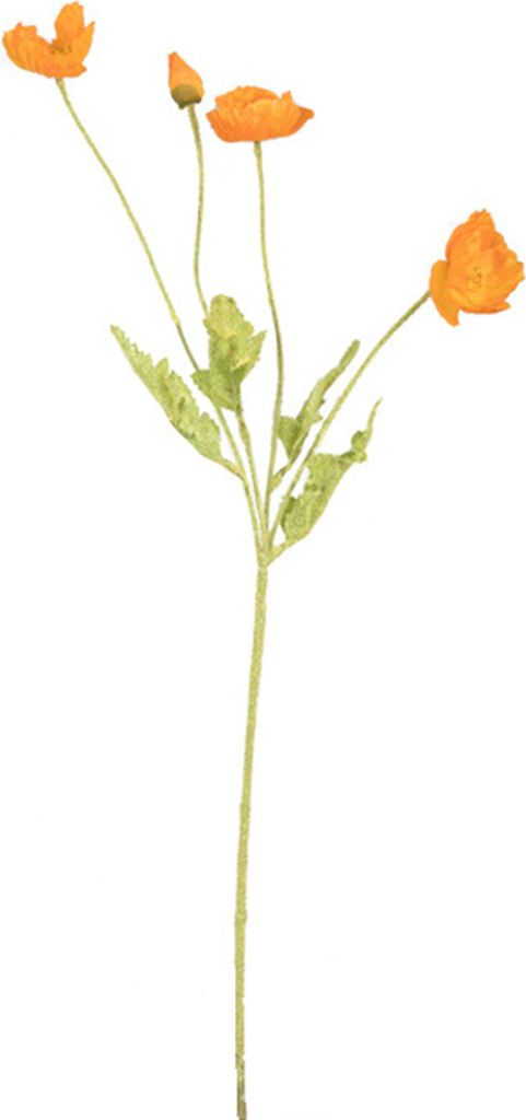 Künstliche Pflanzen Mehrzwecke handgefertigte Kunstseidenblume Künstliche Pflanzen aus Anzeigen für Geschenke-Orange