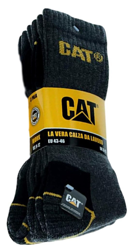 3 Paar CAT Caterpillar Work Arbeitssocken - Farbe: Produktbild 