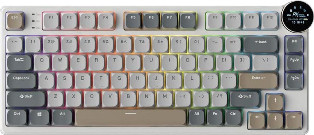 ROYAL KLUDGE RK N80 Clavier gaming Pearly Dawn Brown switch Image du produit 
