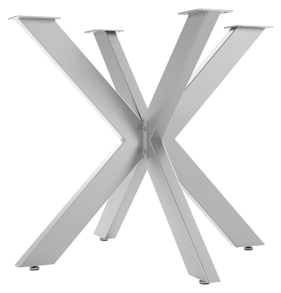 SOTECH Tischgestell SPIDER 850 x 850 x 710 mm – Edelstahl SS201, Stahl