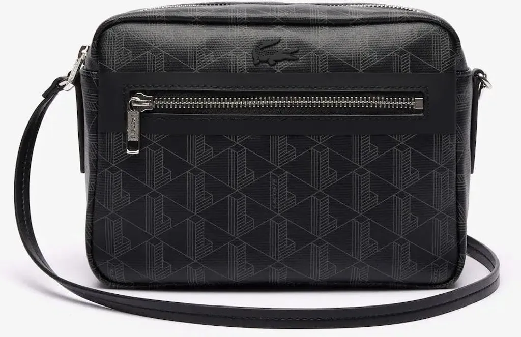 Lacoste Pochette Zely H45 en toile enduite monogrammée style iconique
