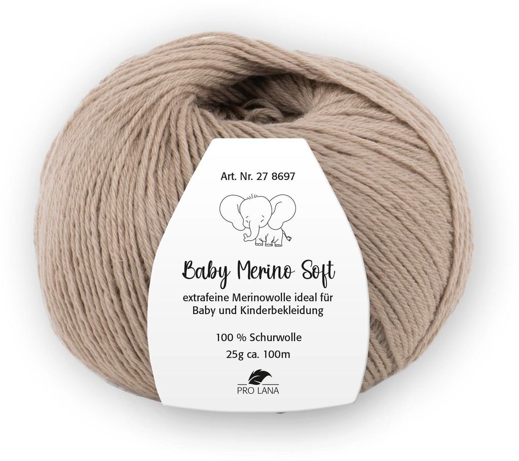 Pro Lana Baby Merino Soft 25g extrafeine Wolle Babywolle Produktbild 