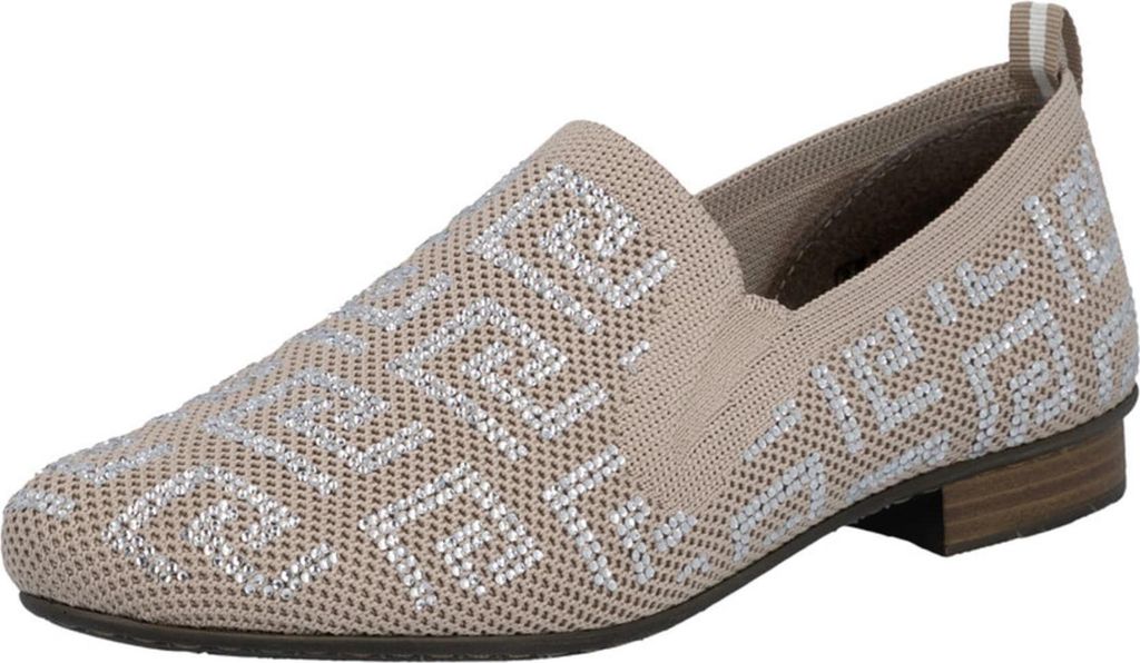 Rieker Klassische Slipper Damen 32313933313839 Beige 36 EU