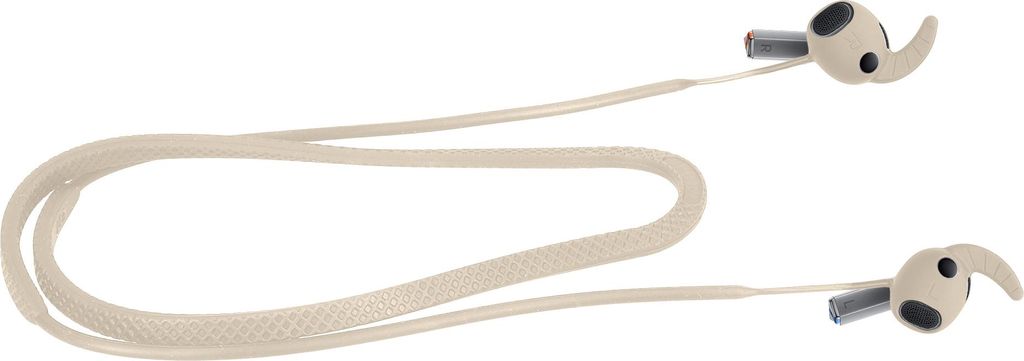 kwmobile Halteband kompatibel mit Samsung Galaxy Buds 3 Pro Headphones - Kopfhörer Halter Band Strap in Beige