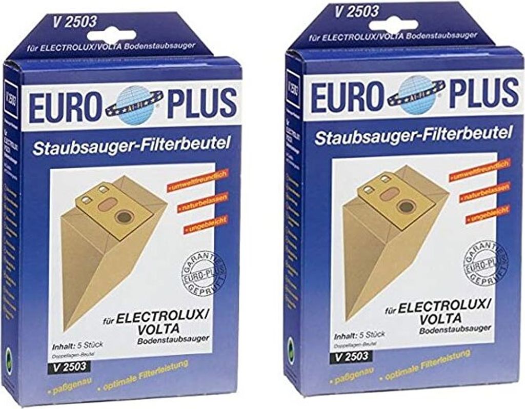 passend für Electrolux V 2503 Staubsaugerbeutel AKTION IM 2er PACK