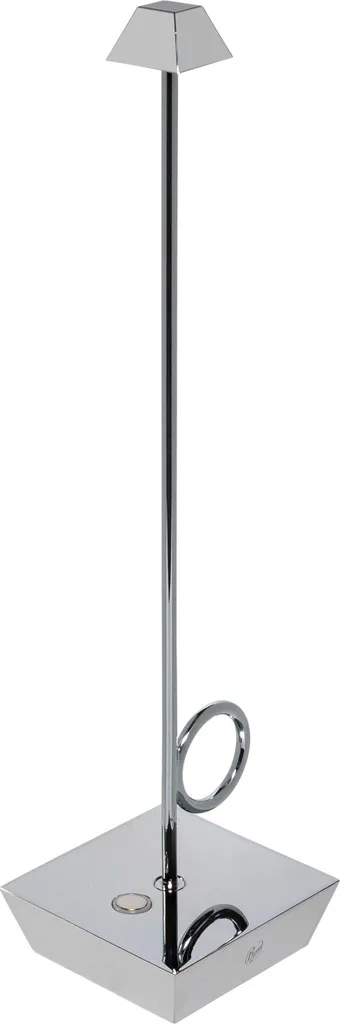 Lampe de Table Sans Fil Broggi Bugia Chromée avec Batterie Rechargeable USB - 3