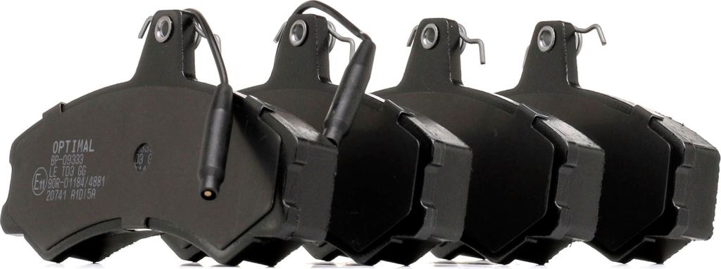 OPTIMAL Bremsbeläge Satz Vorne Bremsklötze für FIAT DUCATO Kasten (290) DUCATO Pritsche/Fahrgestell (290) DUCATO Kasten (280) DUCATO Panorama (280)