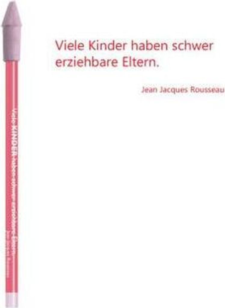 Bleistift rot, Jean Jacques Rousseau