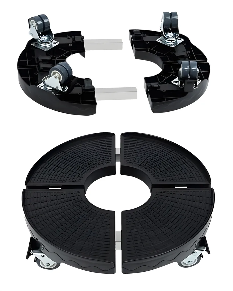 Support plantes roulettes pivotantes 360° - Charge 300 kg Ø 30-50 cm