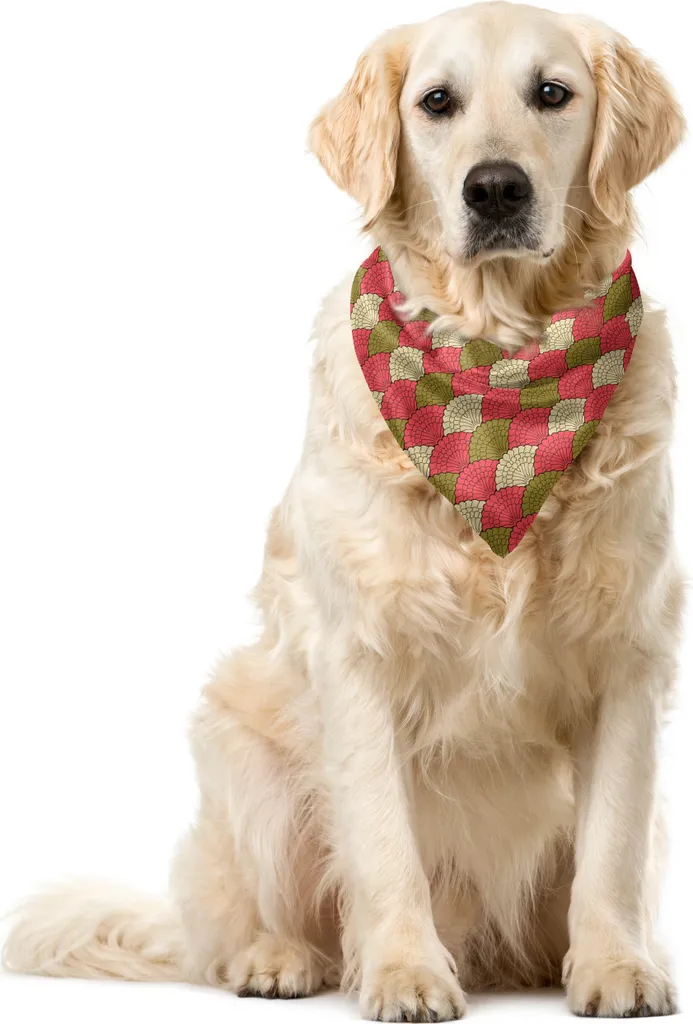 Accessorio Pet ABAKUHAUS Bandana Corallo Vintage 55cm - Must Have