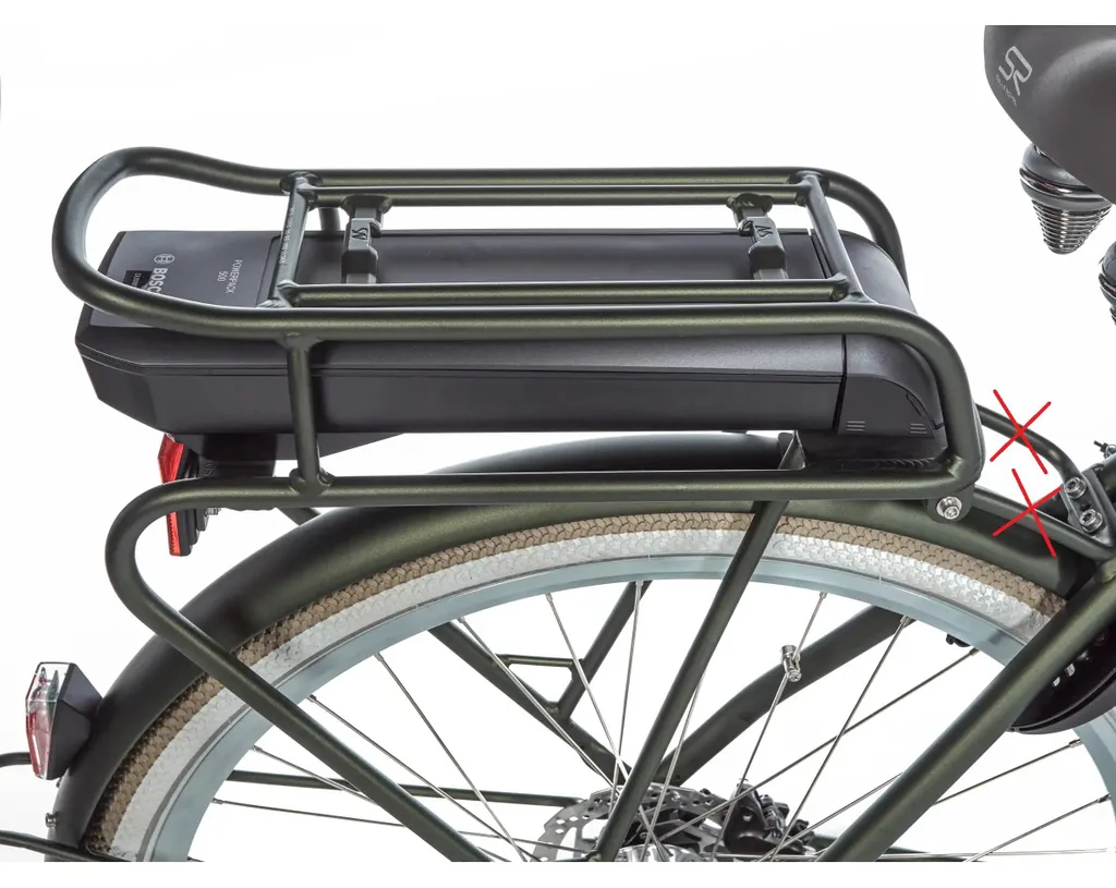 Porte-vélos Cortina E-U4 Bosch Hunter : solution de portage stable mat