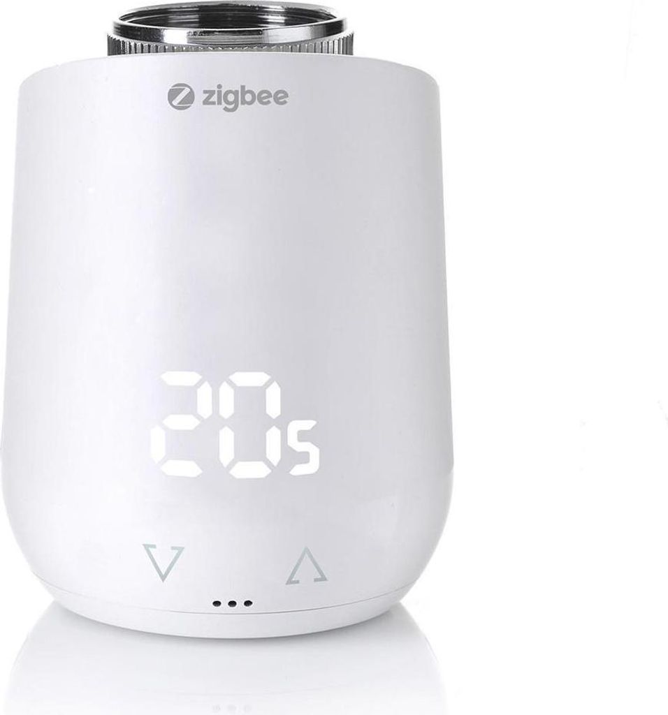 Zigbee Heizkörperthermostat mit LED-Display und Energiesparfunktionen