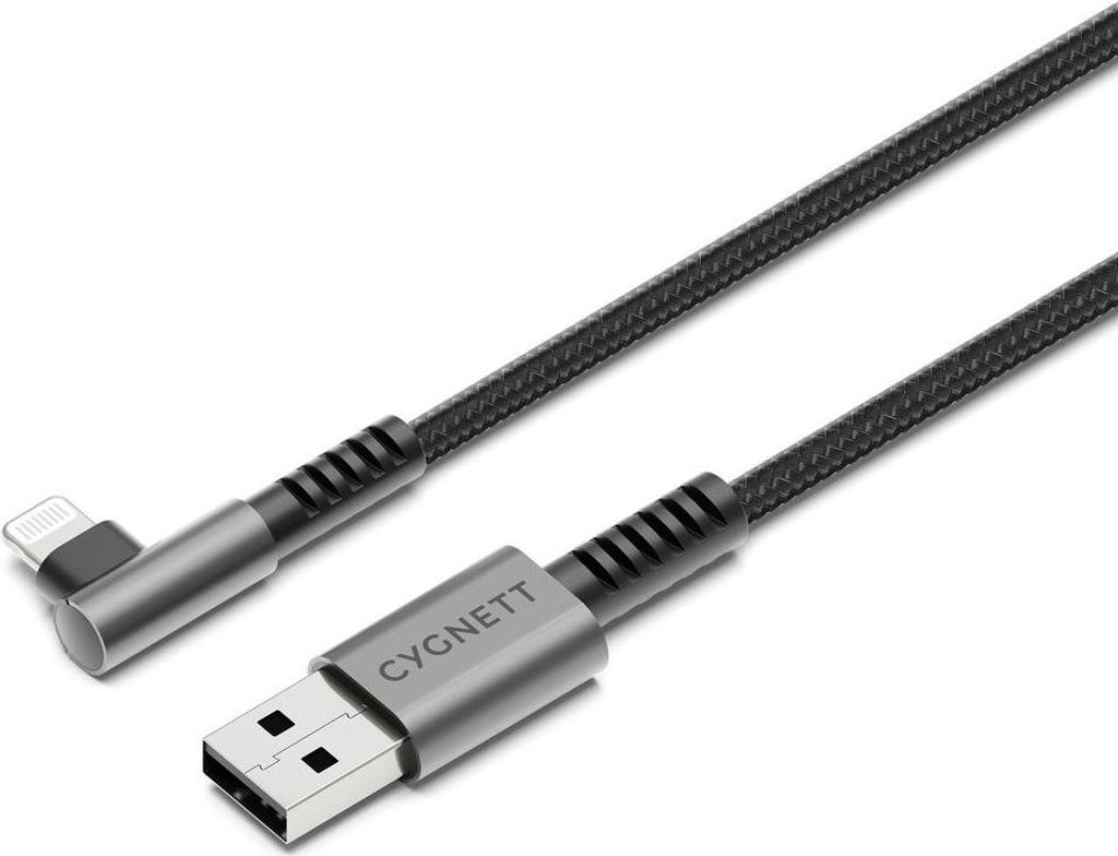 Cygnett CY5108PCCSL, 1 m, Lightning, USB A, Männlich, Männlich, Schwarz