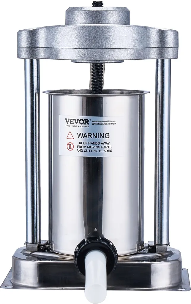 Macchina per Salsicce Manuale 2L Verticale | Inox 304 Professionale - 9