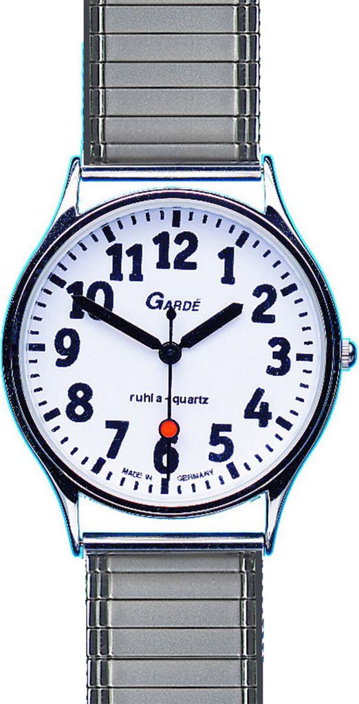 Ruhla Funk Damenarmbanduhren UMR Ruhla Style Schwarz Dunkelrot - Main Image