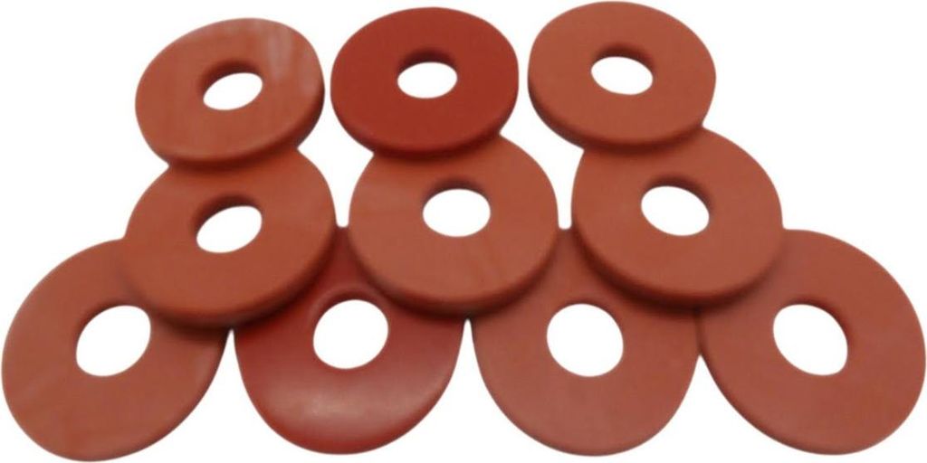 50 Stück Silikon M6 20 mm x 7 mm x 2 mm