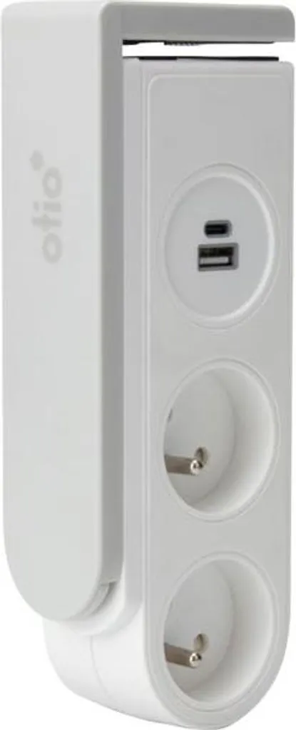 Multiprise Clipsable Otio : Fini les Câbles au Sol avec Ports USB