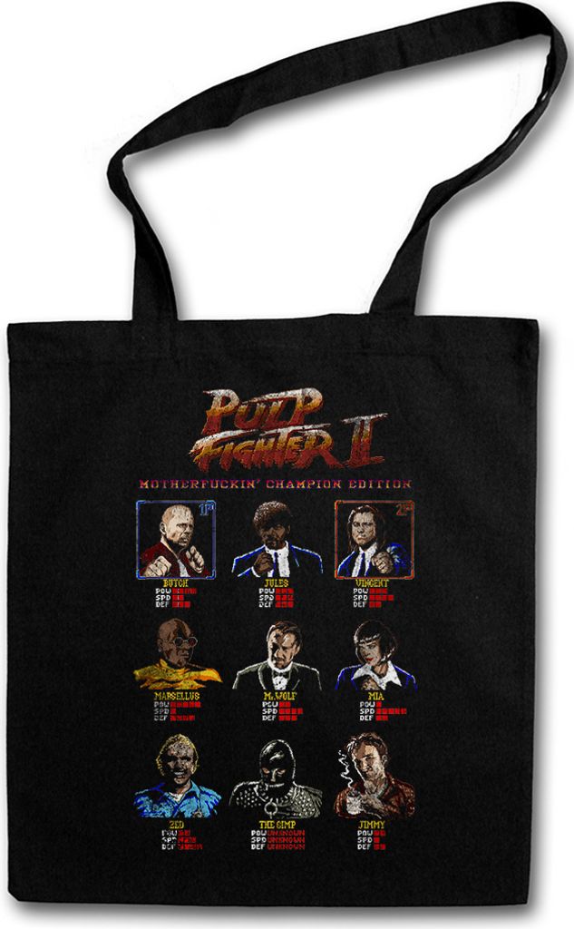 Urban Backwoods Pulp Fighter II, Stofftasche, Farbe: Schwarz