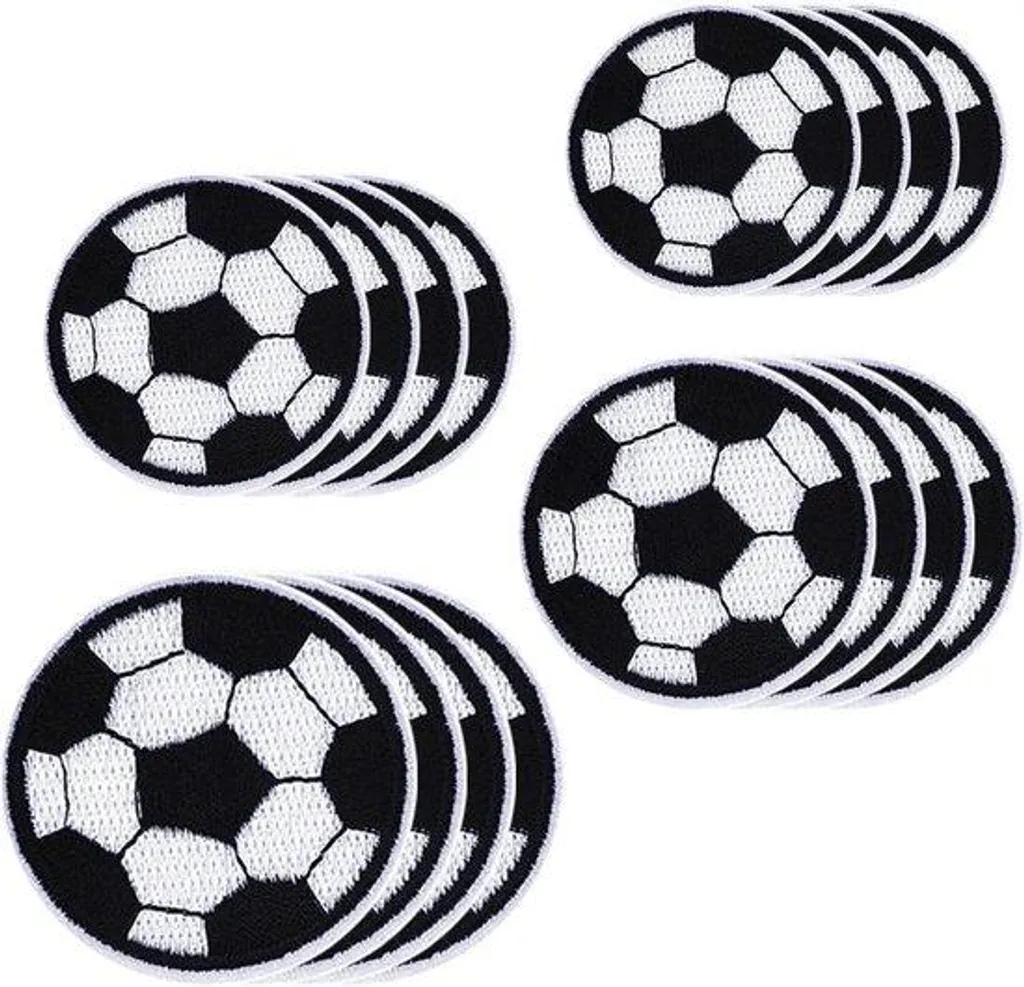 Écusson football thermocollant lavable - Décoration textile enfantine