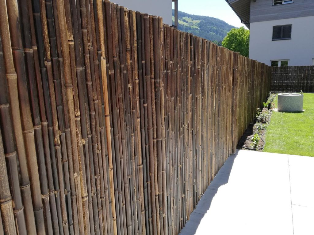 Bambus Sichtschutz BLACK 150x 180cm (HxB) aus Nigra Bambus Produktbild 