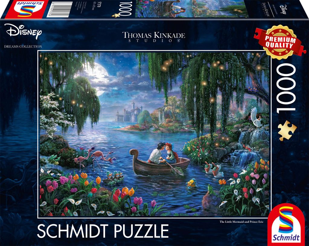 Schmidt Disney Puzzle Little Mermaid 1000 Teile Jigsaw