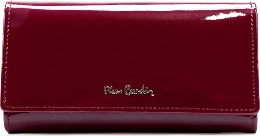 Portefeuille Pierre Cardin 07SHINY100 cuir verni grand rangement