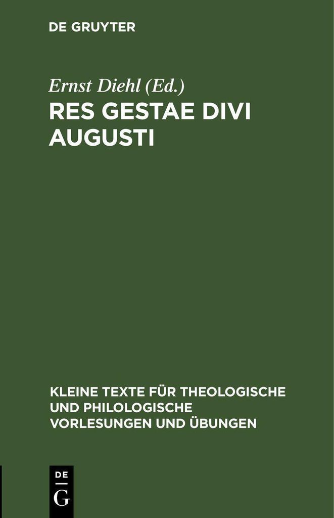 Res Gestae Divi Augusti