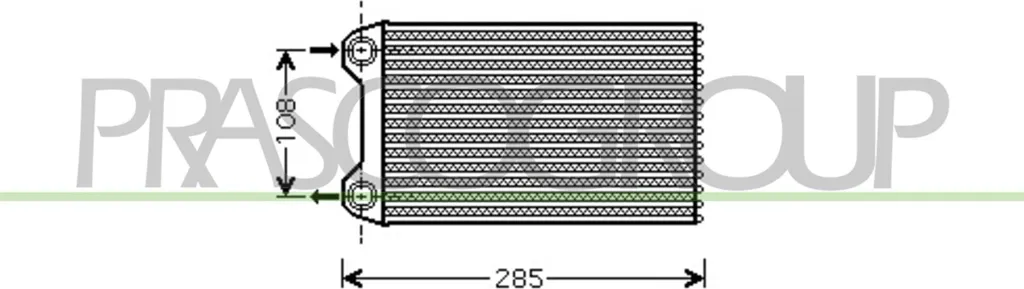 Échangeur thermique haute performance PRASCO compatible Audi A4 8E 8H