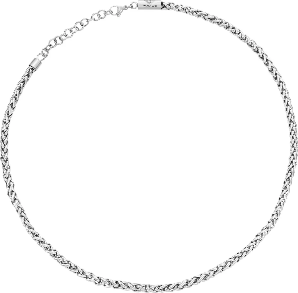 Police Temptation Collier pour Homme en Acier avec Pendentif Gothique