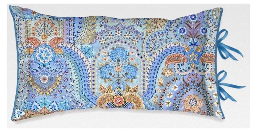 Zierkissen Jabali Flower Blau