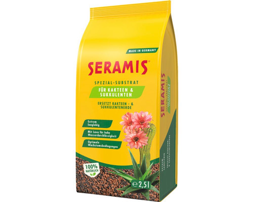 Seramis Substrat für Kakteen & Sukkulenten 2,5 L Produktbild 