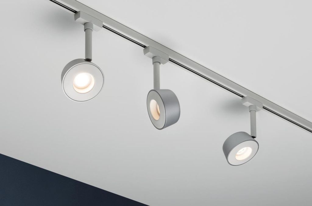 Paulmann URail Schienenstrahler Spot Pellet 4W Weiß/Chrom Produktbild 