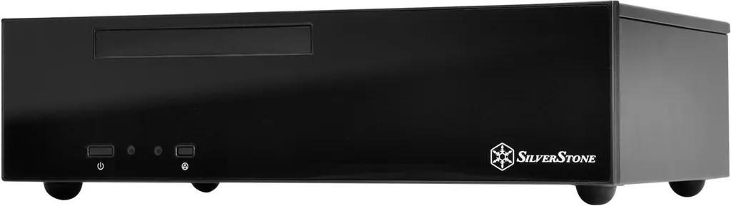 SilverStone ML09B Case Compatto Mini-ITX USB 3.0 per PC Salotto
