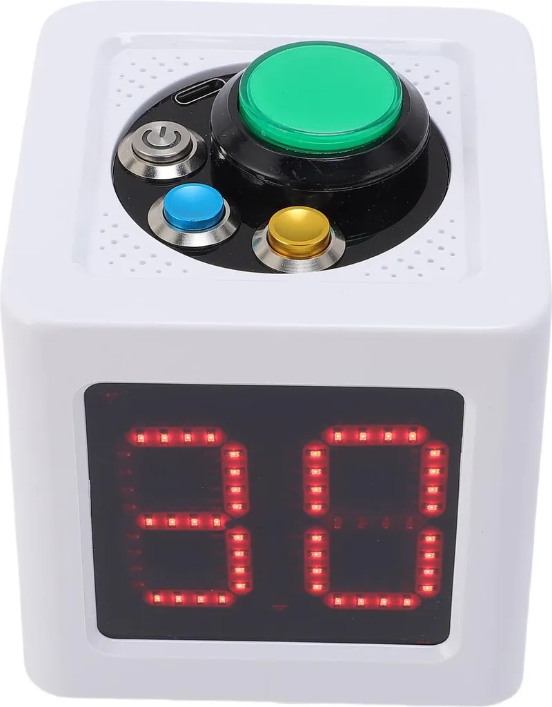 Minuterie Précise contre le Temps de Réflexion Trop Long - Cube Blanc