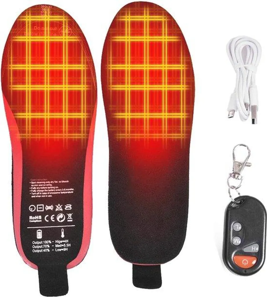 Semelles chauffantes électriques : fini les pieds froids avec l'USB