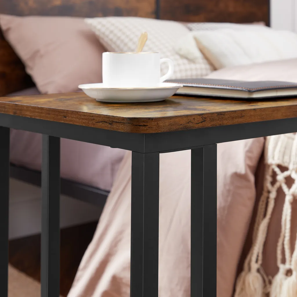 Petite Table de Salon Gain de Place Mobile pour Espaces Restreints
