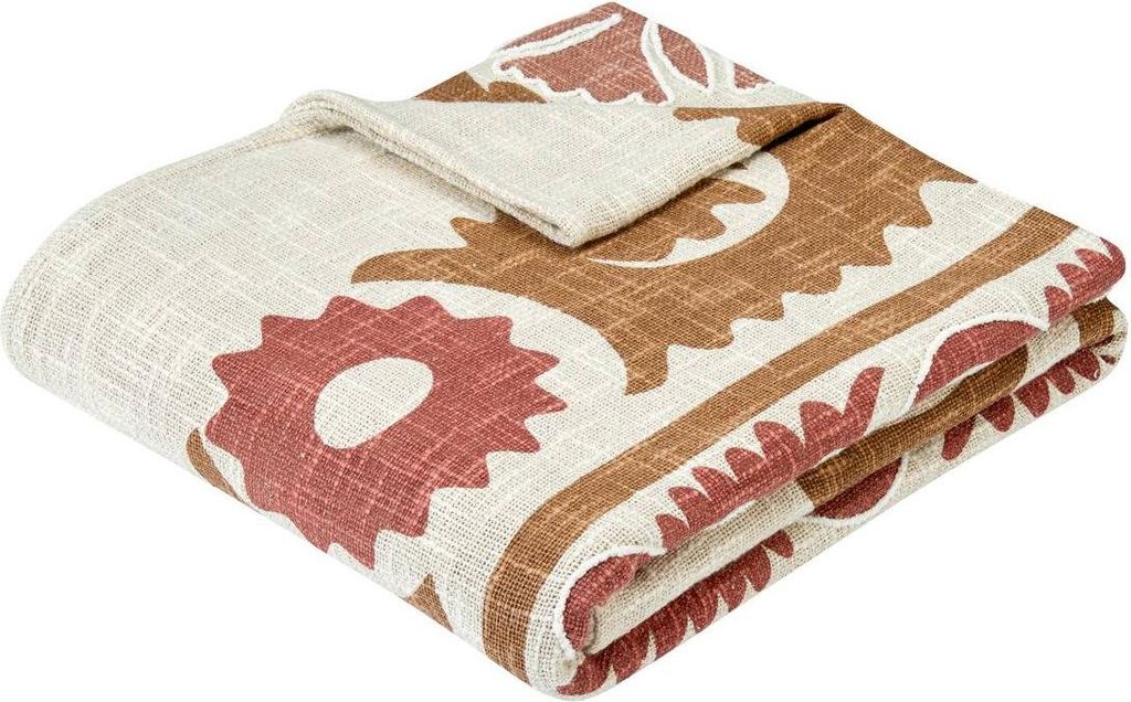 Bettüberwurf sienna 260x240 terracotta - Atmosphera créateur d'intérieur
