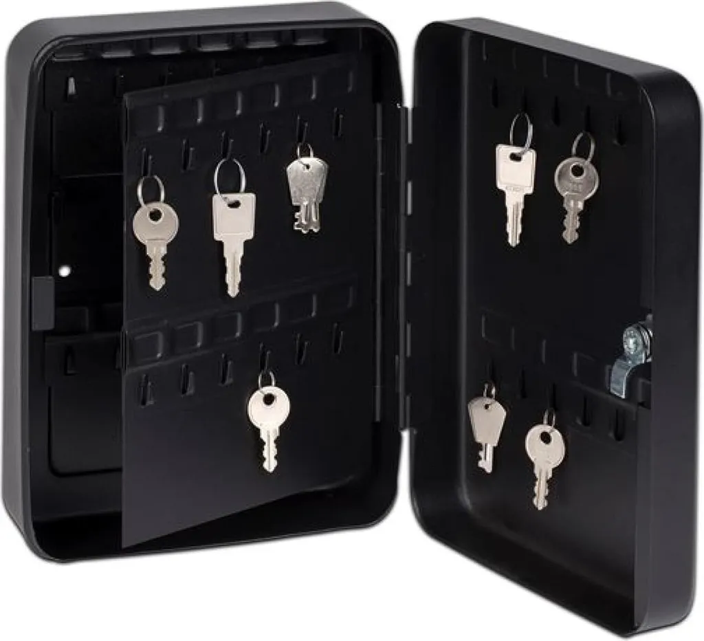 Armoire à clés murale avec code de sécurité pour ranger 20 clés d'accès - 3