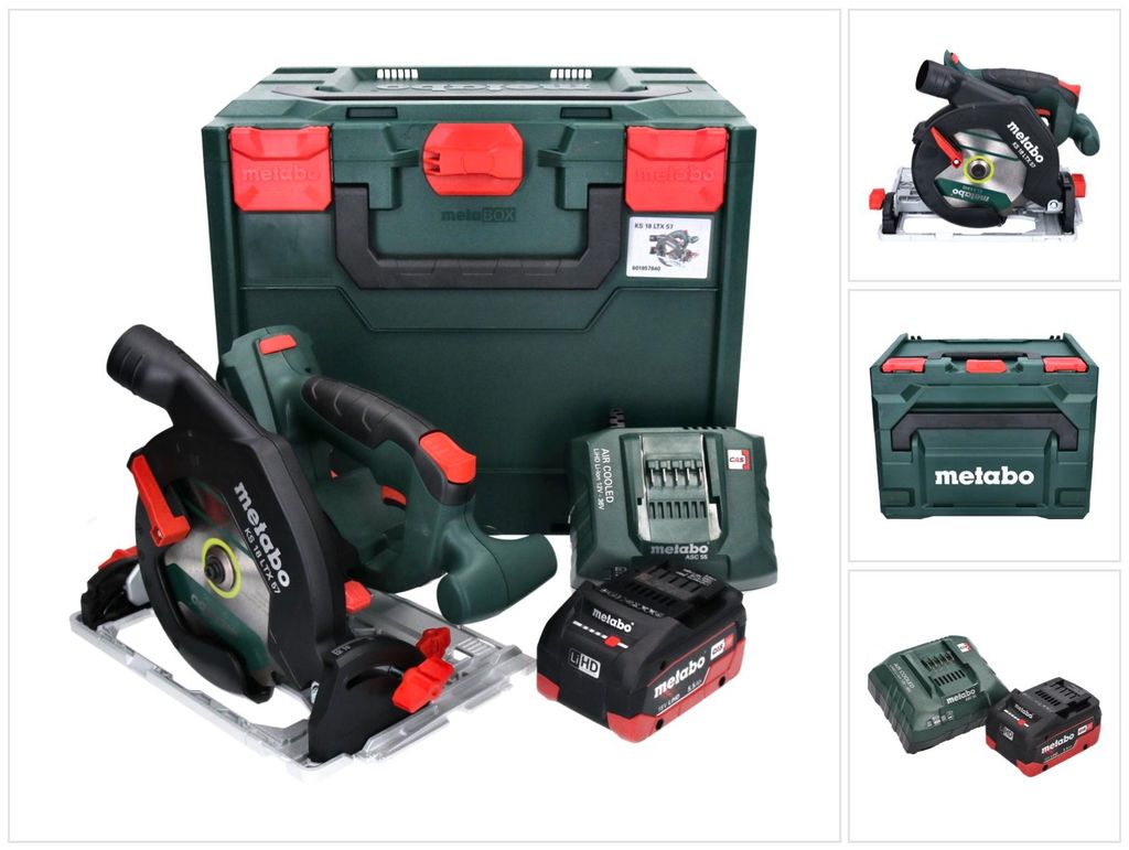 Metabo KS 18 LTX 57 Akumulatorowa pilarka tarczowa 18 V 165 Zdjęcie produktu 